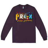 Plum So Long Pre K Hello Summer Long Sleeve Tee - CowhideDigitalArt