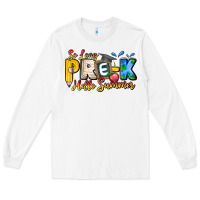 White So Long Pre K Hello Summer Long Sleeve Tee - CowhideDigitalArt