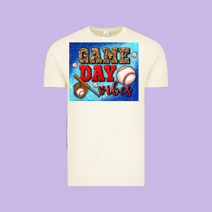 Game Day Vibes Mouse Pad Vintage Tee Designed By Bundleandbundleshop