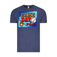 Vintage Denim game day vibes mouse pad Vintage Tee - BundleAndBundleShop