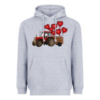 Heather Grey farm tractor Heavyweight Hoodie - RanaPortraitStore
