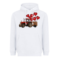White farm tractor Heavyweight Hoodie - RanaPortraitStore