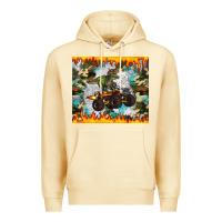 Pina Colada monster truck dinosaur t rex tumbler Premium Hoodie - Artiststas