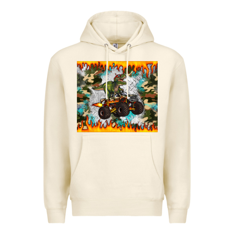 Monster Truck Dinosaur T Rex Tumbler Premium Hoodie by Artiststas | Teevron