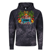 Cloud Black Summer Vintage Hoodie - CowhideDigitalArt