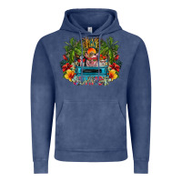Vintage Denim Summer Vintage Hoodie - CowhideDigitalArt