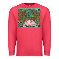 Cardinal whats shakin bacon baby pig Premium Sweatshirt - RanaPortraitStore