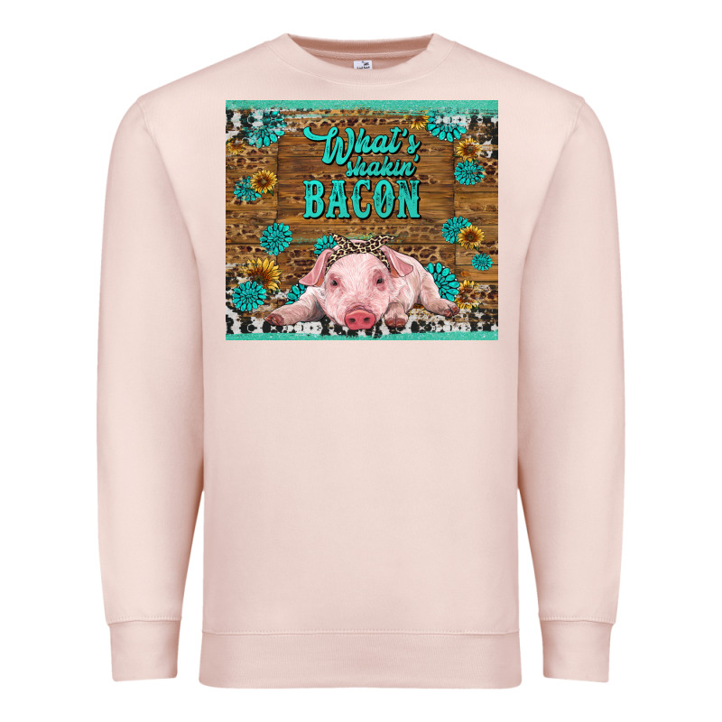 Whats Shakin Bacon Baby Pig Premium Sweatshirt by RanaPortraitStore | Teevron