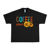 Black coffee please western doodle letters Urban Heavy Tee - FaDigitalArtStudio