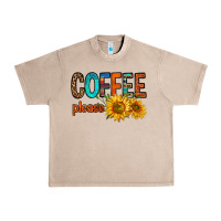 French Oak coffee please western doodle letters Urban Heavy Tee - FaDigitalArtStudio