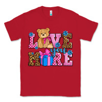 Red love you more olivia Classic Tee - OliviaCreatesArt