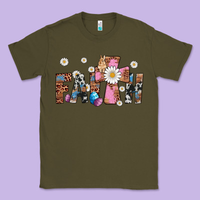 Faith Cross Classic Tee Designed By Artiststas