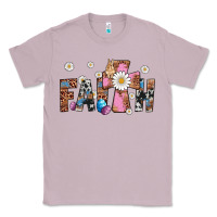 Lilac faith cross Classic Tee - Artiststas