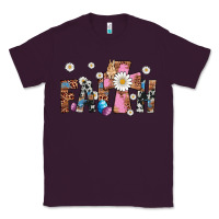 Plum faith cross Classic Tee - Artiststas