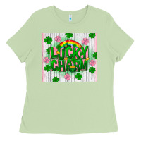 Matcha lucky charm st patricks Ladies Tee - FaDigitalArtStudio