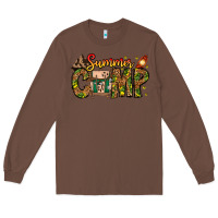 Chestnut Summer Camp Long Sleeve Tee - CowhideDigitalArt
