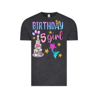 Vintage Black birthday girl 5 Vintage Tee - BundleAndBundleShop