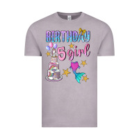 Vintage Zinc birthday girl 5 Vintage Tee - BundleAndBundleShop