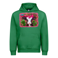 Emerald valentines day baby calf Urban Hoodie - Jasminsmagicworld