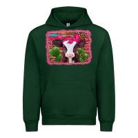 Forest Green valentines day baby calf Urban Hoodie - Jasminsmagicworld