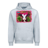 Heather Grey valentines day baby calf Urban Hoodie - Jasminsmagicworld