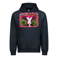Navy valentines day baby calf Urban Hoodie - Jasminsmagicworld