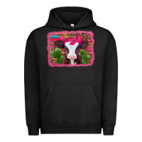 Pigment Black valentines day baby calf Urban Hoodie - Jasminsmagicworld