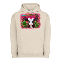 Pigment French Oak valentines day baby calf Urban Hoodie - Jasminsmagicworld