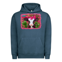 Pigment Midnight Navy valentines day baby calf Urban Hoodie - Jasminsmagicworld
