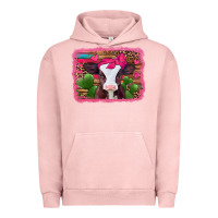 Pigment Salmon valentines day baby calf Urban Hoodie - Jasminsmagicworld