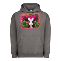 Valentines Day Baby Calf Urban Hoodie | Teevron