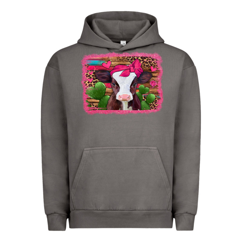 Valentines Day Baby Calf Urban Hoodie by Jasminsmagicworld | Teevron