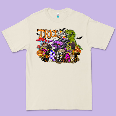 Trick Rawr Treat Premium Tee Designed By Fadigitalartstudio