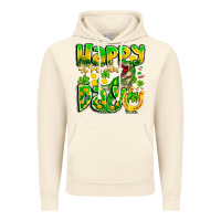 Vintage Artic Happy St Patricks Rex Day Vintage Hoodie - CowhideDigitalArt