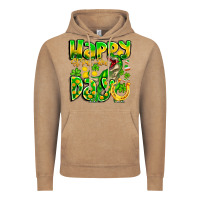 Vintage Coffee Happy St Patricks Rex Day Vintage Hoodie - CowhideDigitalArt