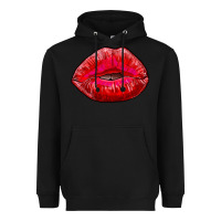 Black kiss Heavyweight Hoodie - RanaPortraitStore