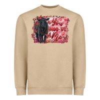 Mushroom you moo ve  me black angus Heavyweight Sweatshirt - RanaPortraitStore