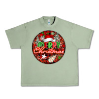 Oil Green Merry christmas Urban Heavy Tee - FaDigitalArtStudio