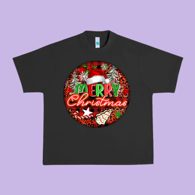 Merry Christmas Urban Heavy Tee Designed By Fadigitalartstudio