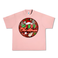 Salmon Merry christmas Urban Heavy Tee - FaDigitalArtStudio