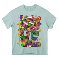 Arona Mardi Gras love lips Heavy Core Tee - HowdyJamesFarm