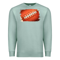 Seafoam American football brushstroke Premium Sweatshirt - RanaPortraitStore
