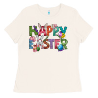 Bone Western Happy Easter Ladies Tee - BundleAndBundleShop