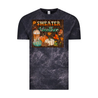Cloud Black sweater weather tumbler Vintage Tee - BundleAndBundleShop