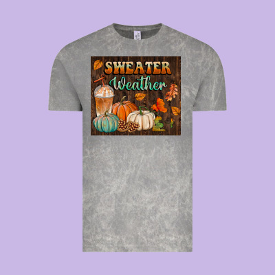 Sweater Weather Tumbler Vintage Tee Designed By Bundleandbundleshop