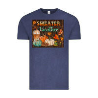 Vintage Denim sweater weather tumbler Vintage Tee - BundleAndBundleShop