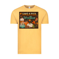 Vintage Mustard sweater weather tumbler Vintage Tee - BundleAndBundleShop