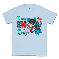 Dusty Blue i am snow cute Classic Tee - OliviaCreatesArt