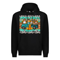 Black western fall truck gnomes tumbler Premium Hoodie - Artiststas
