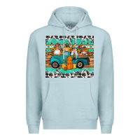 Blue Mist western fall truck gnomes tumbler Premium Hoodie - Artiststas